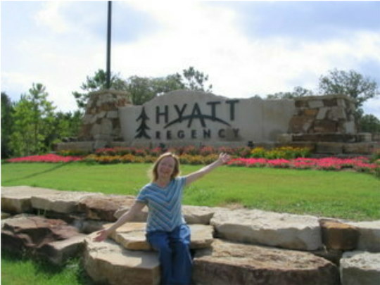 Debbie Ford out at the Hyatt Lost Pines