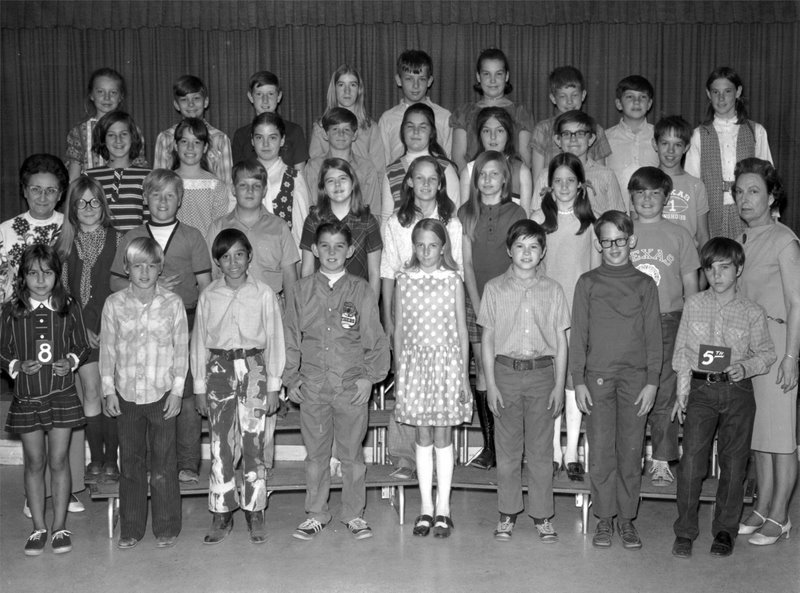 Ms. Hampe's Fifth Grade Class, Oak Hill Elementary, 1970-71
