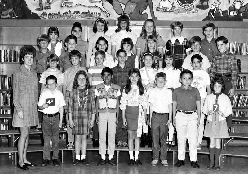 Ms. Julian's Fourth Grade Class, Joslin Elementary, 1969-70