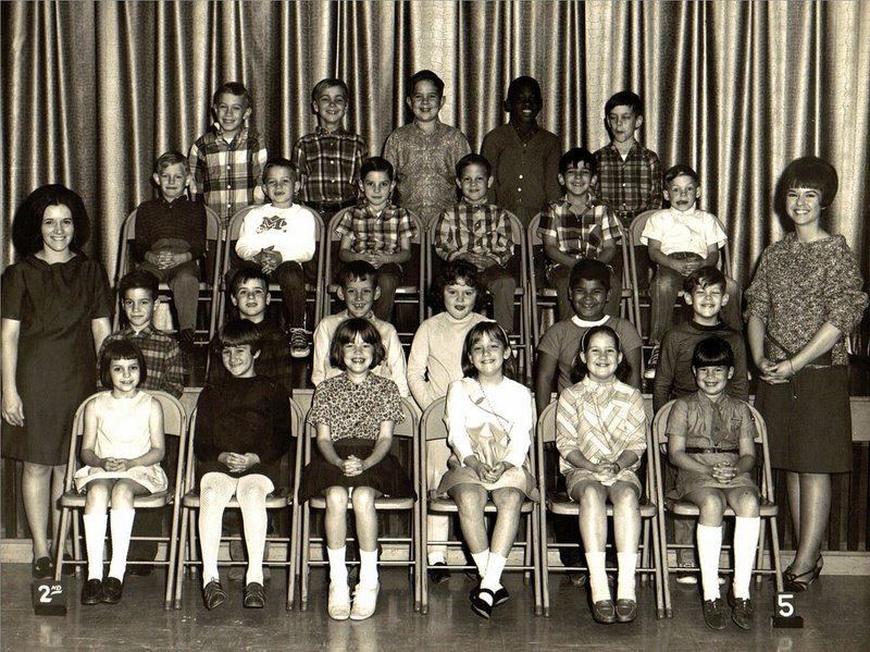 Ms. Martin's Second Grade Class, Cunningham Elementary, 1967-68
