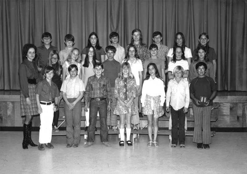 Ms. Pruitt's Sixth Grade Class, Oak Hill Elementary, 1971-72